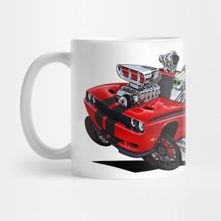 Dodge Challenger RED Hell Cat Mug